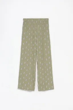 Pantalón culotte texturado de Lefties en Pantalones para argentina