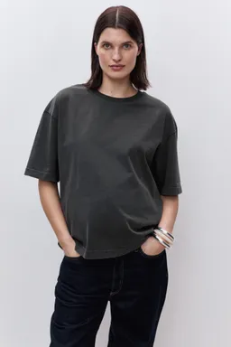 Remera algodón oversize premamá de Mango en Remeras para argentina