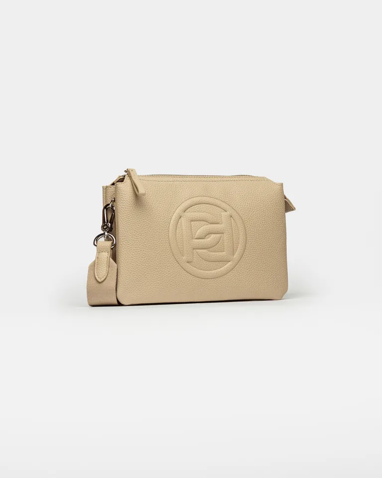 Bolso bandolera de diseño urbano en acabado efecto cuero de Prüne en Bolsos y Carteras para argentina