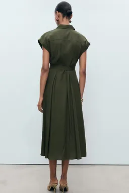 Vestido camisero lino lyocell de Mango en Vestidos para argentina