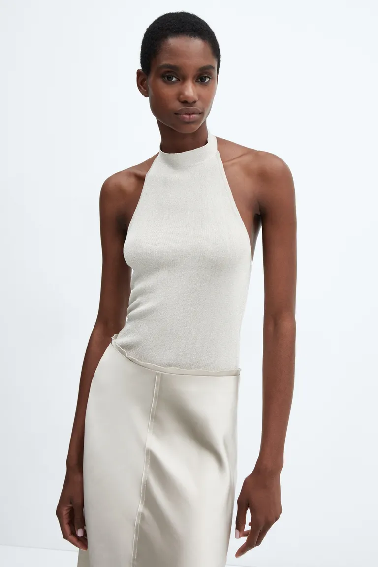 Top halter lúrex de Mango en Tops para argentina