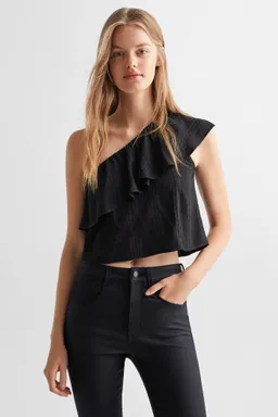 Jeans skinny encerados de Mango Teen en Pantalones para argentina