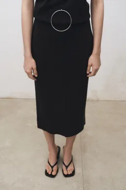 Falda midi mezcla lana de Mango en Faldas para argentina