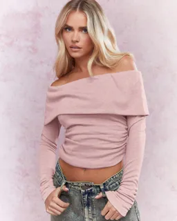 Blusa jersey hombros descubiertos de Missguided en Blusas para argentina