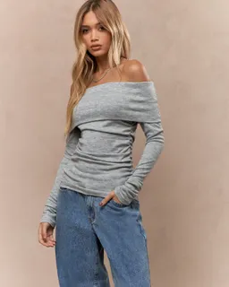 Blusa jersey hombros descubiertos de Missguided en Blusas para argentina
