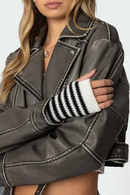 Guantes tejidos sin dedos de Edikted en Guantes para argentina