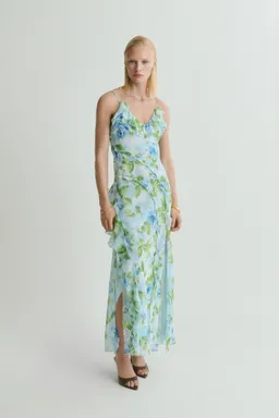 Vestido floral con volantes de Mango en Vestidos para argentina