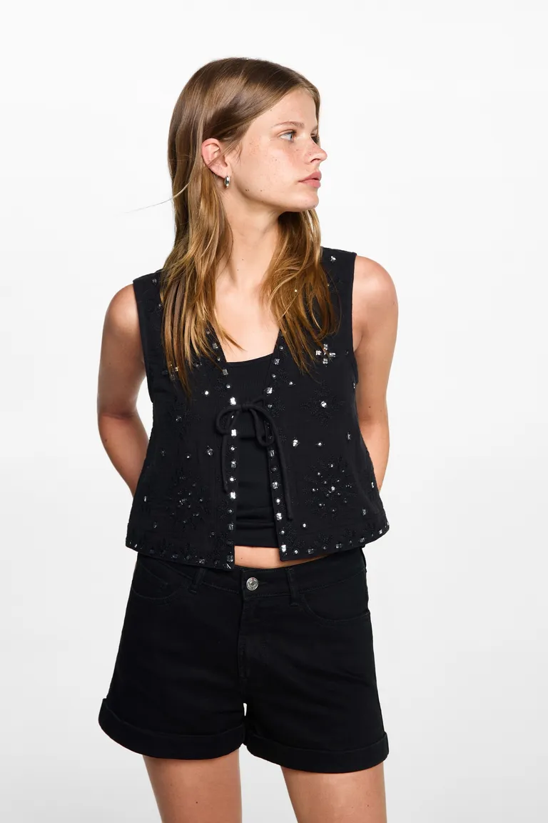 Short con dobladillo de Mango Teen en Shorts para argentina