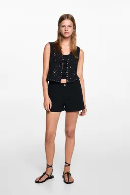 Short con dobladillo de Mango Teen en Shorts para argentina