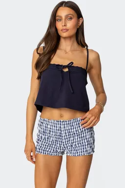 Musculosa odette detalle nudo de Edikted en Tops para argentina
