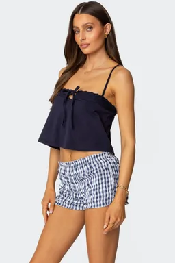 Musculosa odette detalle nudo de Edikted en Tops para argentina