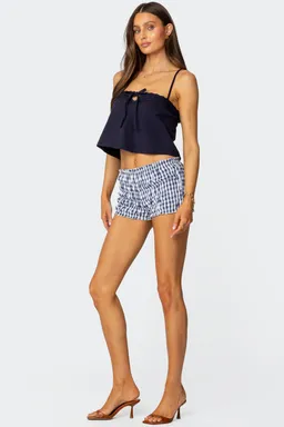 Musculosa odette detalle nudo de Edikted en Tops para argentina