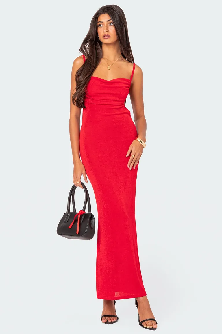 Vestido maxi espalda descubierta clea de Edikted en Vestidos para argentina