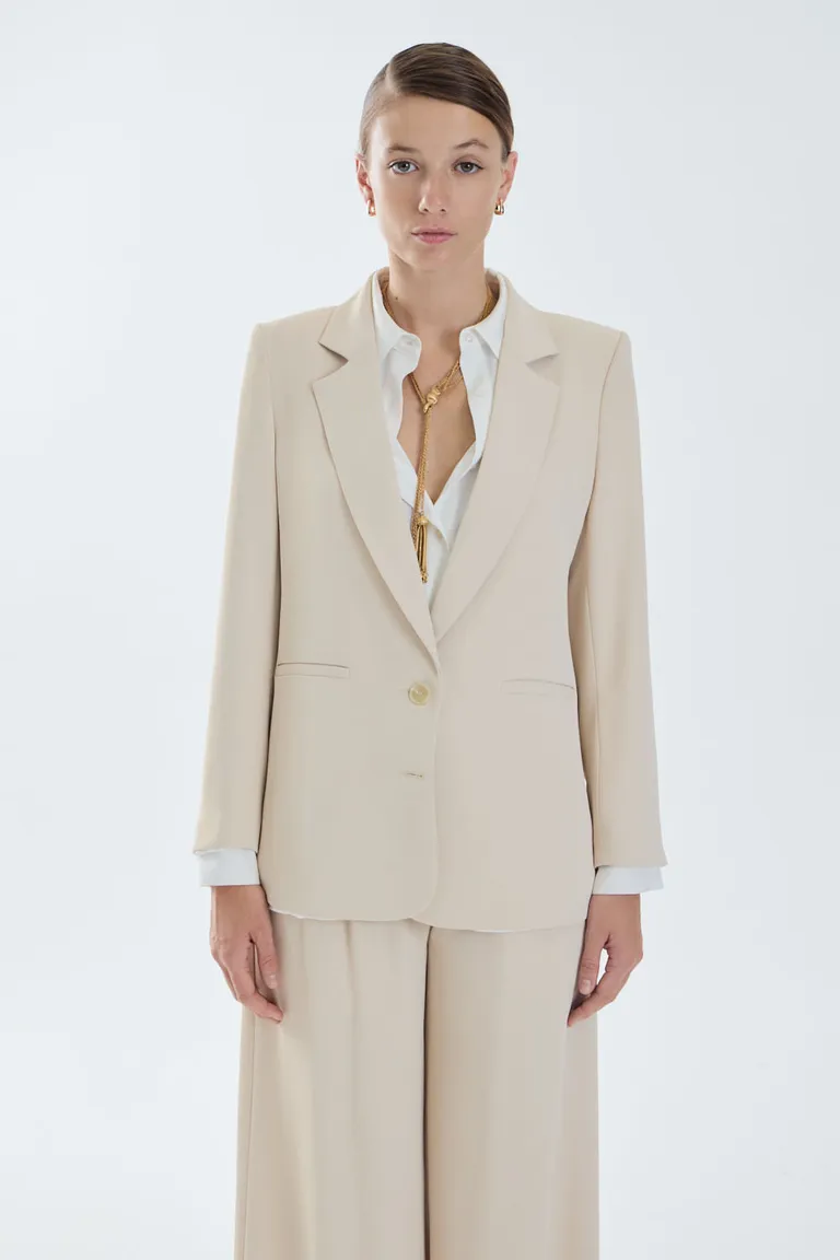 Blazer sastrero de corte recto con largo modular debajo de la cadera de Portsaid en Blazers para argentina