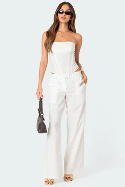 Pantalón lino arya de Edikted en Pantalones para argentina