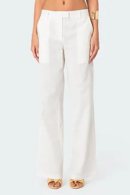 Pantalón lino arya de Edikted en Pantalones para argentina