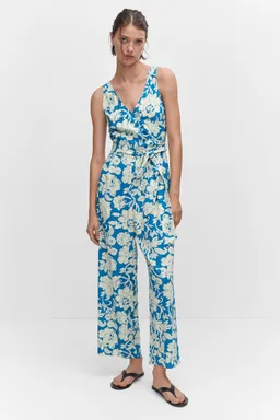 Mono cruzado estampado floral de Mango en Monos para argentina