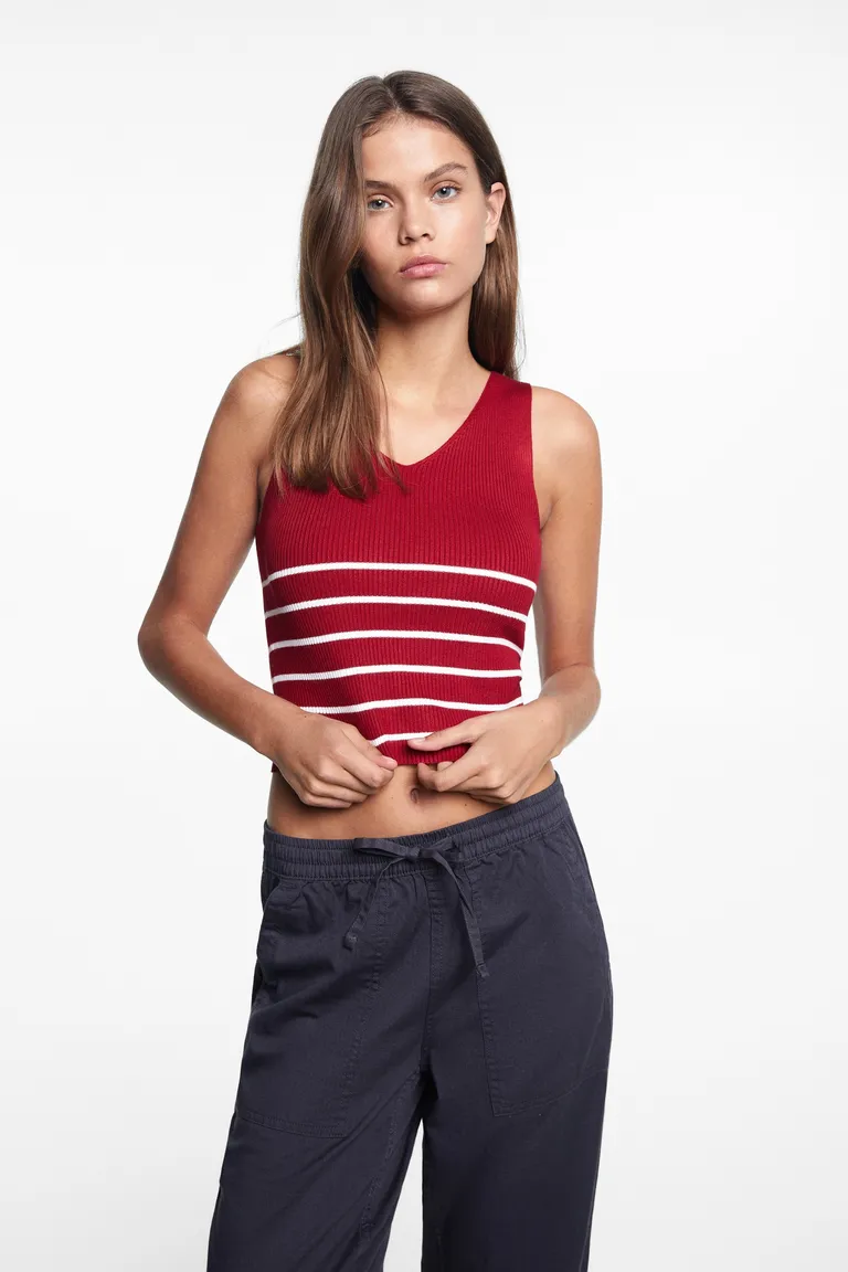 Top tirantes rayas de Mango Teen en Tops para argentina