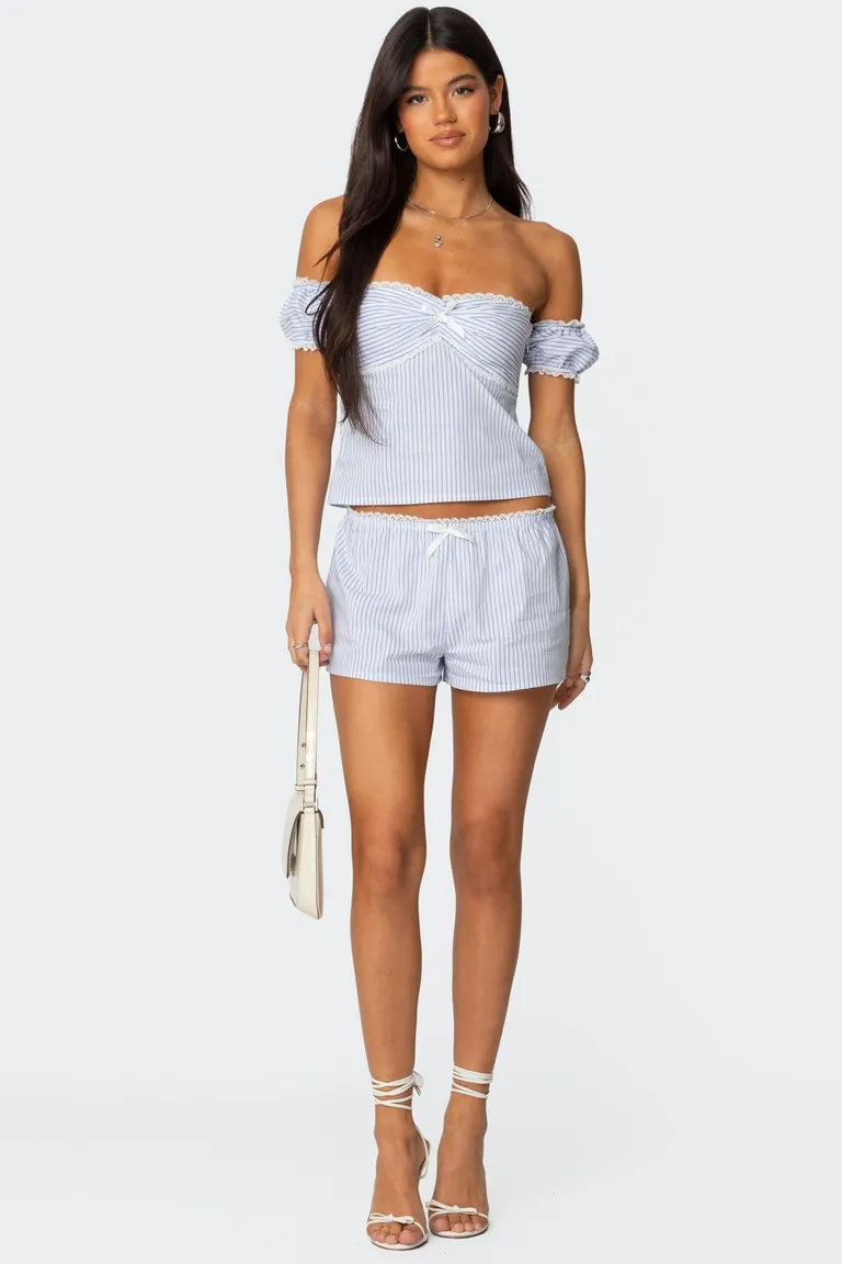 Shorts rayas taryn de Edikted en Shorts para argentina