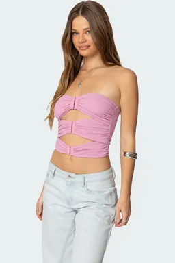 Top strapless recortes ariella de Edikted en Tops para argentina