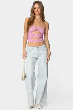 Top strapless recortes ariella de Edikted en Tops para argentina