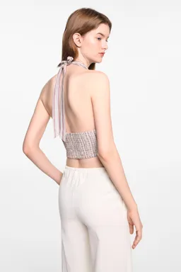 Top halter espalda descubierta de Mango Teen en Tops para argentina