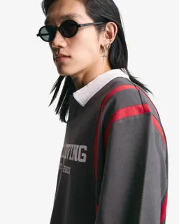 Chomba manga corta estampada de Bershka en Remeras y Polos para argentina