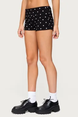 Shorts chelsie lunares cintura foldover de Edikted en Shorts para argentina