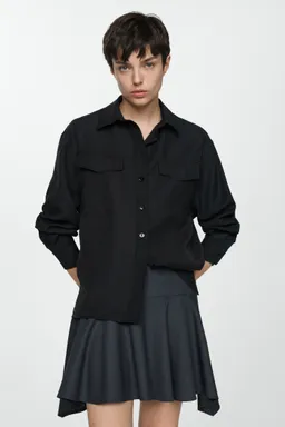 Camisa modal con bolsillos de Mango en Camisas para argentina