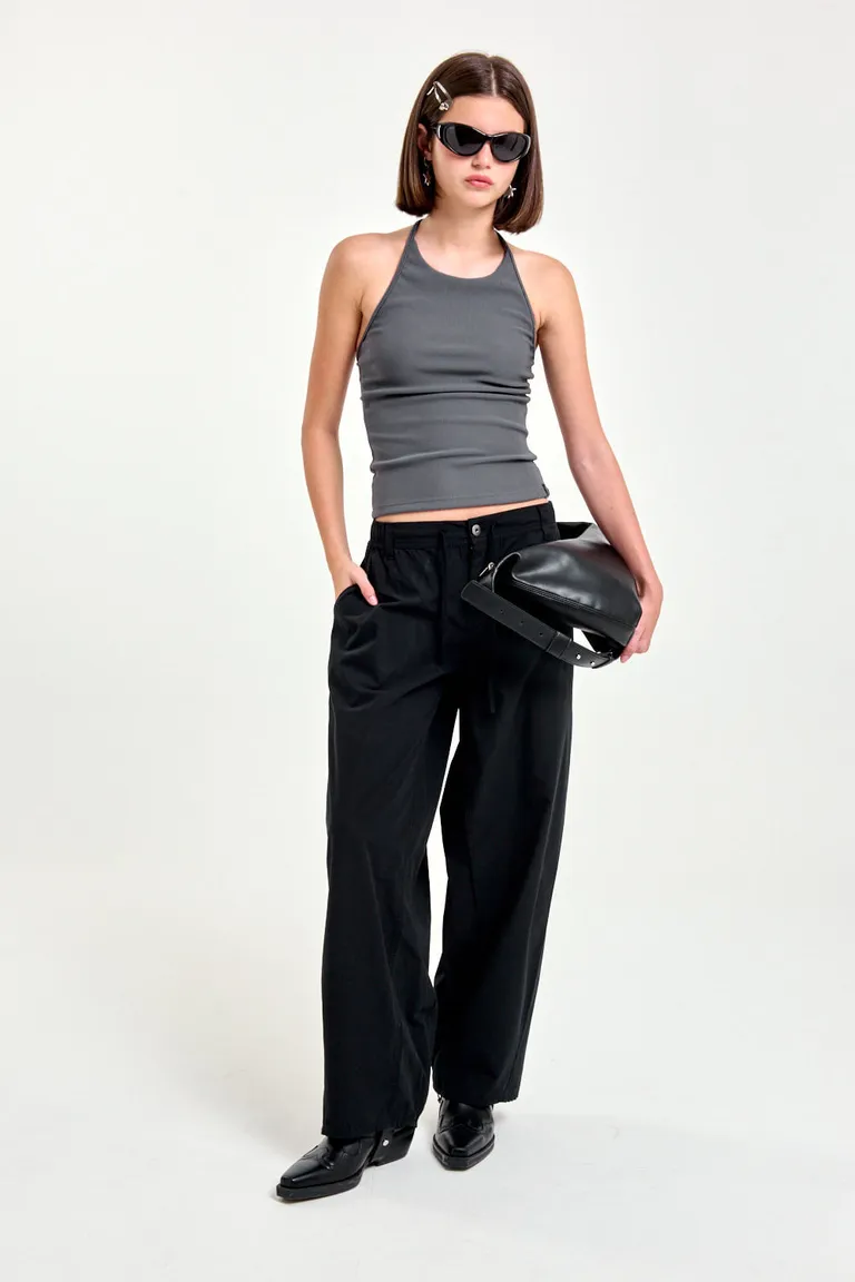 Pantalón de gabardina estilo balloon con ajuste en la cintura de 47 Street en Pantalones para argentina