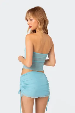 Top tubo asimétrico malla de Edikted en Swimwear y Beachwear para argentina