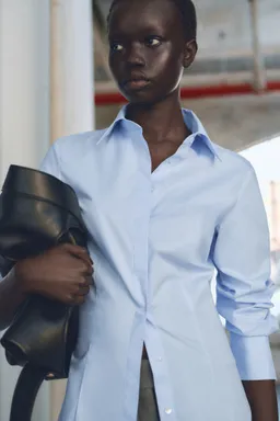 Camisa algodón entallada de Mango en Camisas para argentina