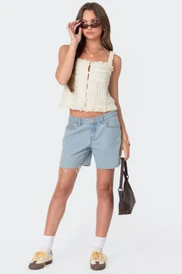 Top volados hera botones de Edikted en Blusas para argentina