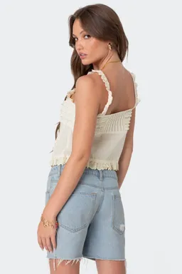 Top volados hera botones de Edikted en Blusas para argentina