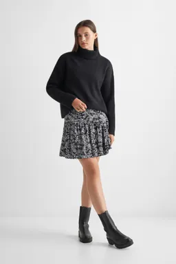 Falda con volantes estampada de Mango Teen en Faldas para argentina