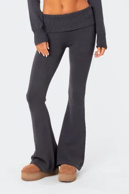 Pantalón tejido desiree tiro bajo de Edikted en Pantalones para argentina