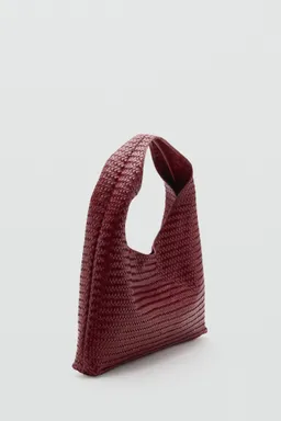 Bolso hombro piel trenzado de Mango en Bolsos y Carteras para argentina