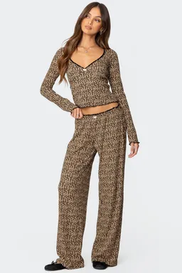 Top lue leopardo cuello de Edikted en Tops para argentina