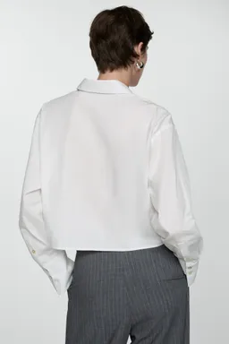 Camisa crop con bolsillo de Mango en Camisas para argentina