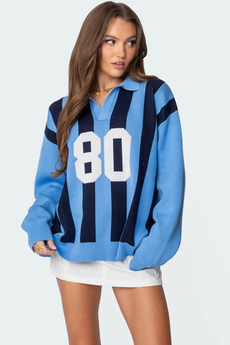 Sweater larson polo oversize de Edikted en Buzos y Sweaters para argentina