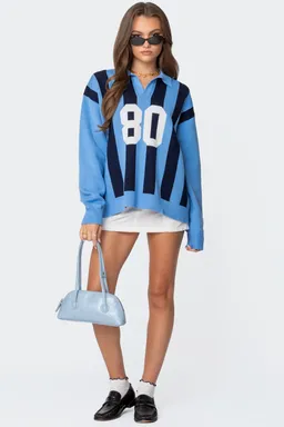 Sweater larson polo oversize de Edikted en Buzos y Sweaters para argentina