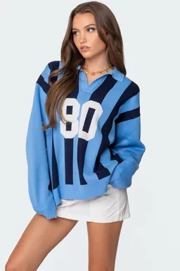 Sweater larson polo oversize de Edikted en Buzos y Sweaters para argentina