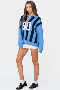 Sweater larson polo oversize de Edikted en Buzos y Sweaters para argentina