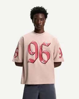 Remera manga corta frisa estampada de Bershka en Remeras y Polos para argentina