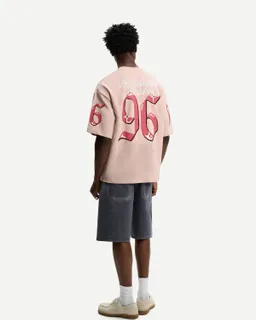 Remera manga corta frisa estampada de Bershka en Remeras y Polos para argentina