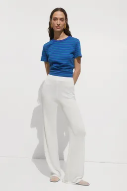 Camiseta rayas estampada de Mango en Remeras para argentina