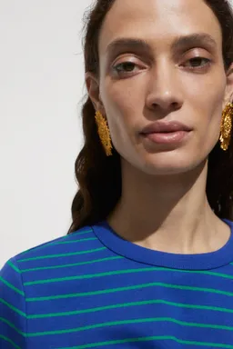 Camiseta rayas estampada de Mango en Remeras para argentina