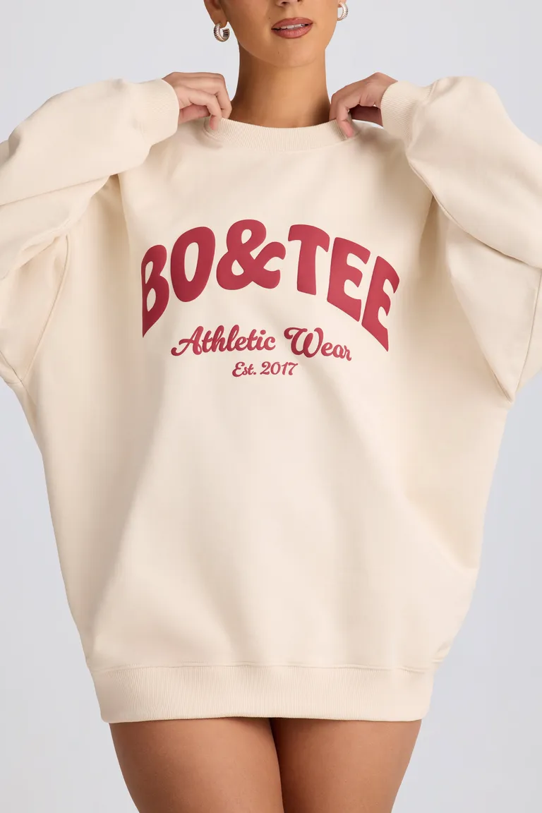 Buzo oversize cuello redondo de Oh Polly en Buzos y Sweaters para argentina