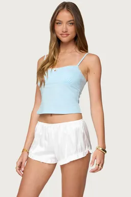 Musculosa jovana con encaje de Edikted en Tops para argentina
