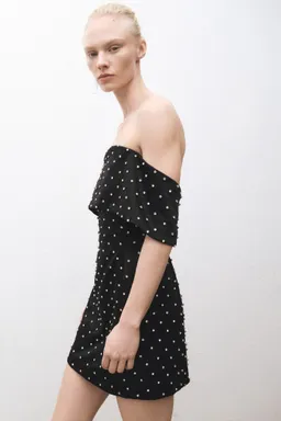 Vestido palabra honor brillantes de Mango en Vestidos para argentina